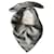 Hermès Foulard pequeño estampado geométrico gris seda  ref.735591