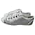 Louis Vuitton Sneakers Silvery Leather  ref.735997