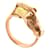 Ring Hermès ANILLO VINTAGE HERMES RAVINET D'ENFERT CABEZA DE CABALLO T51 ANILLO DE ORO METAL DORADO  ref.736051