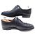 Hermès HERMES JOHN RICHELIEU SCARPE BOUT FLEURI 44 Scarpe in pelle nera Nero - vista 2