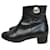 Salvatore Ferragamo botas de tornozelo Preto Couro  ref.736171