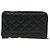 CHANEL Cambon Line Cartera larga Negro CC Auth th3151 - vista 2