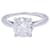 inconnue White gold solitaire ring, diamond 1,36 carat.  ref.736305