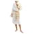 Gianni Versace Unisex Versace bathrobe 100% new white and yellow cotton with tags and box  ref.736513