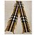 Sciarpa Burberry extra lunga in cashmere con frange a mezzo mega check 310X22cm Giallo - vista 4