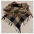 Sciarpa quadrata Burberry con frange 115X115 100% cotone come nuovo mega check - vista 4
