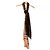 Bella sciarpa burberry degradata beige sciarpa sciarpa marrone 215X70cm - vista 8