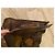 Borsa a mano Fendi Patchwork in pelle e pelliccia marrone cioccolato - vista 6