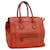 Céline CELINE Luggage Mini Shopper Hand Bag Leather Red Auth fm1880  ref.736643