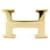 Hermès NEW HERMES H BELT BUCKLE IN POLISHED GOLD METAL 32MM GOLDEN BUCKLE BELT NEW  ref.736962