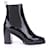 Longchamp ankle boots Nero Pelle Pelle verniciata  ref.738259