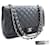CHANEL Caviar Grained Calfskin Flap Chain Shoulder Bag Black 13" Leather  ref.738943