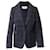 Isabel Marant Oversized Plaid Blazer in Navy Blue Wool  ref.739718