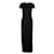 Staud Limes Mock-Neck Maxi Dress in Black Rayon Cellulose fibre  ref.739990