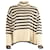 Col Roulé Totême Signature Stripe en Laine Beige  ref.739992