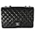 Timeless Chanel Jumbo Single Flap Bag aus schwarzem Lammleder  ref.739998