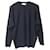 Ami Paris Pullover mit Rundhalsausschnitt und langen Ärmeln aus schwarzer Wolle  ref.740086