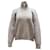 Alexander Wang Half-Zip Turtleneck Sweater in Grey Wool  ref.740126