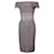 Herve Leger Dark Grey Bandage Dress with Scoop Neck  ref.740265