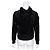 Dkny Sudadera con capucha de terciopelo negro con cremallera plateada - vista 2