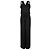Bcbg Max Azria Tuta nera con scollo a V