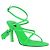Off White Off-White Meteor-Leder-Sandalen mit hohem Absatz - Ansicht 2