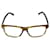Gucci Square Acetate Optical Glasses Brown  ref.740379