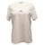 Maison Martin Margiela T-shirt Maison Margiela Logo Label en Coton Blanc  ref.740937