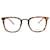 Bottega Veneta Brillenfassungen aus Acetat mit quadratischem Rahmen Braun Zellulosefaser  ref.741015