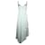 Off White Off-White Logo-Jacquard-Kleid mit herzförmigem Ausschnitt in grünem Azetat Acetat Zellulosefaser  ref.741030