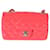 Timeless Mini solapa rectangular de charol rosa de Chanel  ref.741068