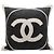 Chanel Almofada de Lã CC Preto - vista 2