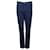 Chanel Jean droit Bleu Coton  ref.741156