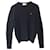 Autre Marque Ami Paris Cable Knit Ami de Coeur Jumper in Black Wool   ref.741243