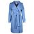 Ted Baker Mid Blue Coat with Floral Pattern Lining