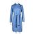 Ted Baker Mid Blue Coat with Floral Pattern Lining - view 2