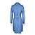 Ted Baker Mid Blue Coat with Floral Pattern Lining - view 3