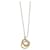 Tiffany & Co Pingente de círculos entrelaçados em ouro branco Hardware prateado  ref.738105