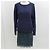 Sacai Luck Pulloverkleid Spitze Blau Grün - Ansicht 6