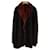 Hugo Boss leather jacket Brown Black Lambskin  ref.739234