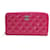 Chanel Portefeuille Zippé Pink Patent leather  ref.742395