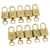 Louis Vuitton padlock 10set Padlock Gold Tone LV Auth 32413 Metal  ref.742505