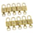 Louis Vuitton padlock 10set Padlock Gold Tone LV Auth 32414 Metal  ref.742506