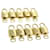 Cadeado Louis Vuitton 10definir Cadeado Gold Tone LV Auth 32482 Metal  ref.742508
