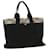 BURBERRY Tote Bag Canvas Black Auth hk544 Cloth  ref.742567
