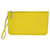 LOUIS VUITTON Neverfull MM Pouch Pistash yellow LV Auth tp502 Leather  ref.742819