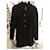 Chanel Manteaux, Vêtements d'extérieur Coton Noir  ref.743005