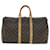 Louis Vuitton Keepall 45 Marrom Lona  ref.743020