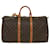Louis Vuitton Keepall 50 Brown Cloth  ref.743109