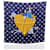 Hermès Hermes Paris Blue Silk Carre 70 Tea Time Yellow Heart Scarf  ref.743167